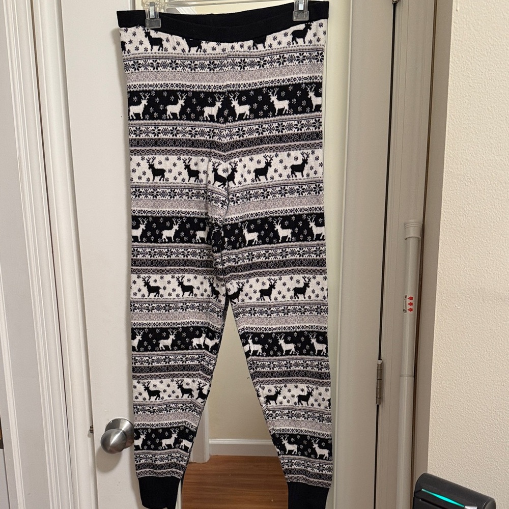 Bethany Mota Black and White Pajama Pants